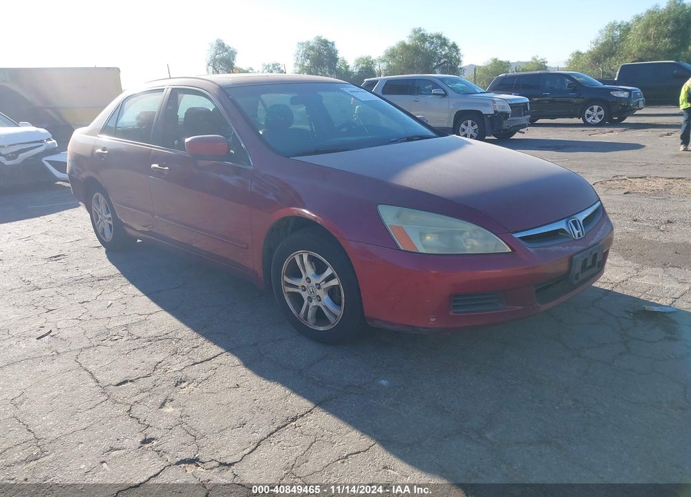 2006 HONDA ACCORD 2.4 EX VIN: 1HGCM56876A035506