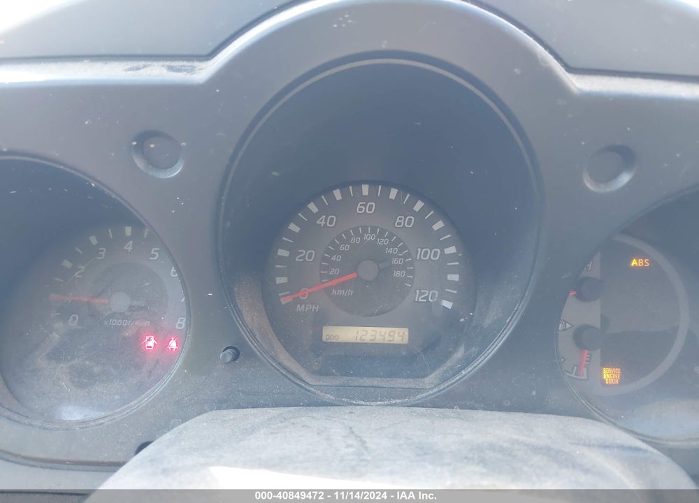 2003 NISSAN FRONTIER XE-V6 VIN: 1N6ED26Y23C458853