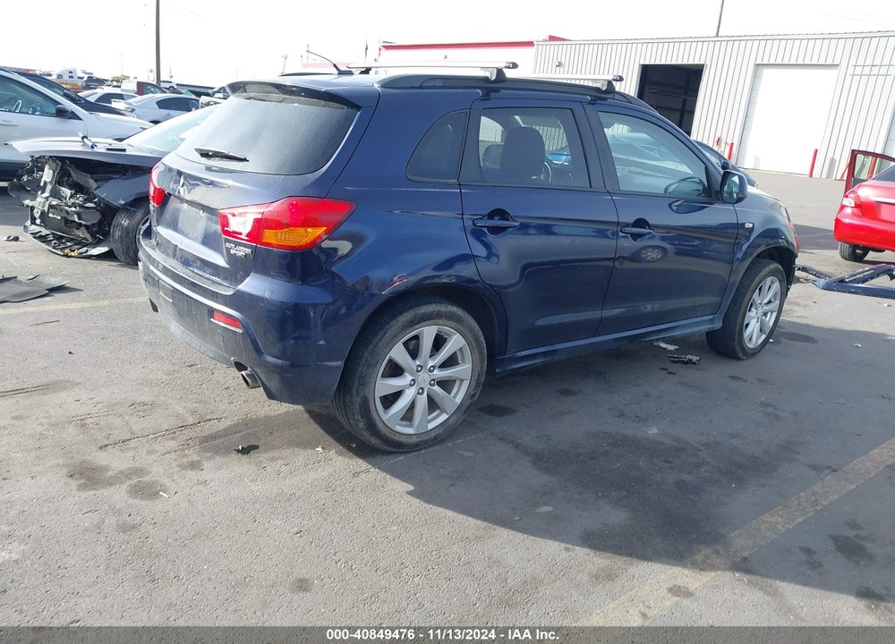 2012 MITSUBISHI OUTLANDER SPORT SE VIN: JA4AR4AUXCZ000505