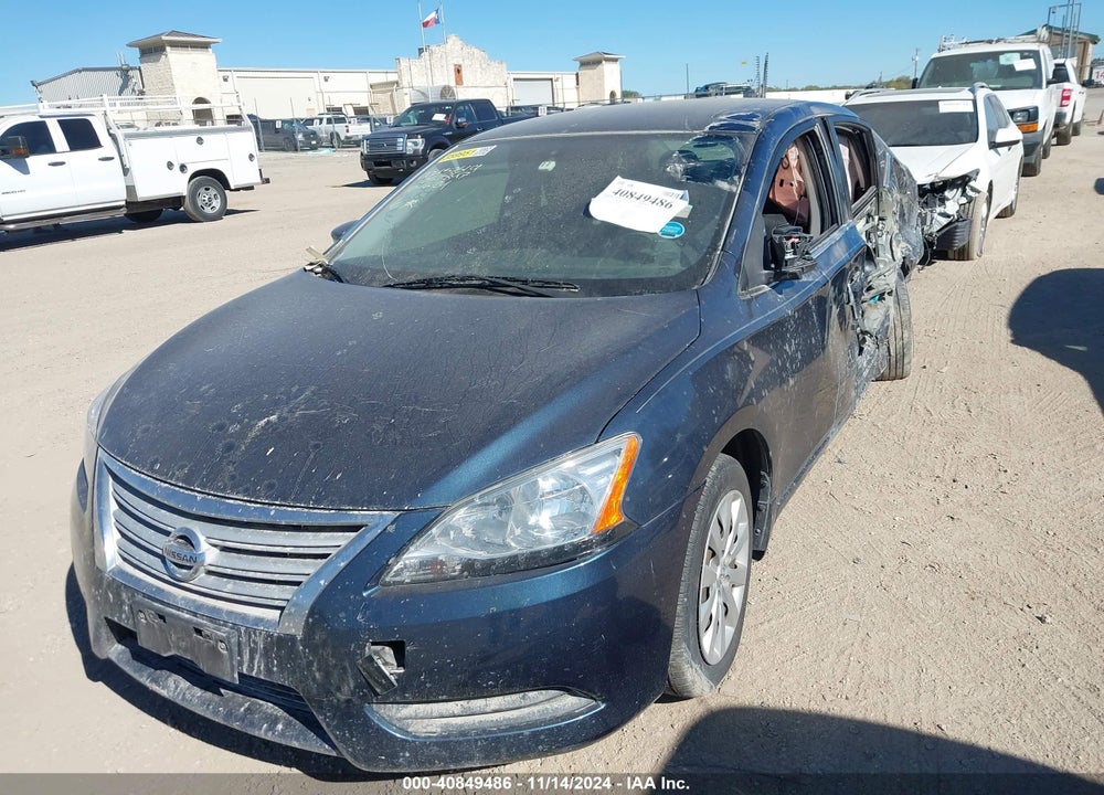 2015 NISSAN SENTRA SV VIN: 3N1AB7AP7FL657847