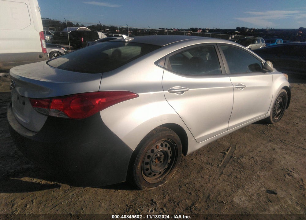 2011 HYUNDAI ELANTRA GLS VIN: 5NPDH4AE0BH047966