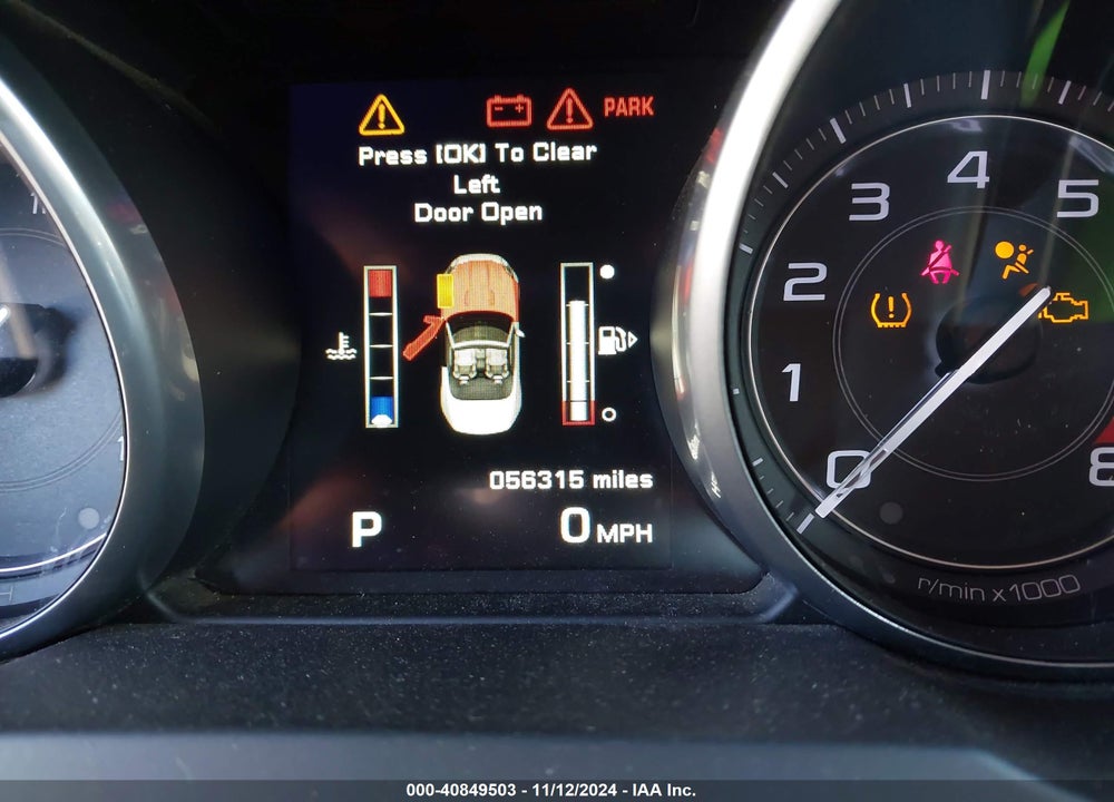 2014 JAGUAR F-TYPE VIN: SAJWA6E71E8K03618
