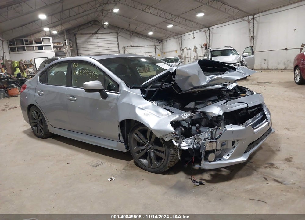 2016 SUBARU WRX PREMIUM VIN: JF1VA1E62G9831274