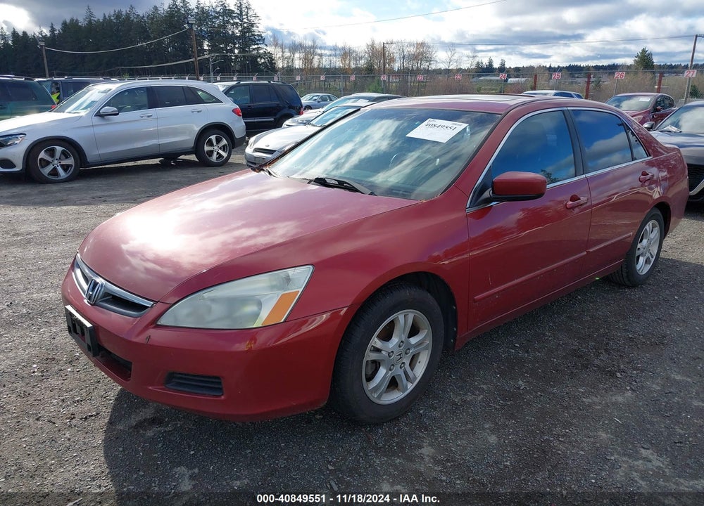 2007 HONDA ACCORD 2.4 EX VIN: 1HGCM567X7A051109