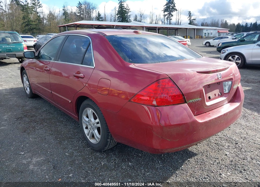2007 HONDA ACCORD 2.4 EX VIN: 1HGCM567X7A051109
