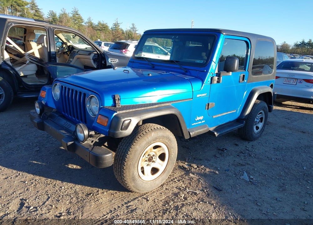 2003 JEEP WRANGLER SPORT VIN: 1J4FA49S83P320756