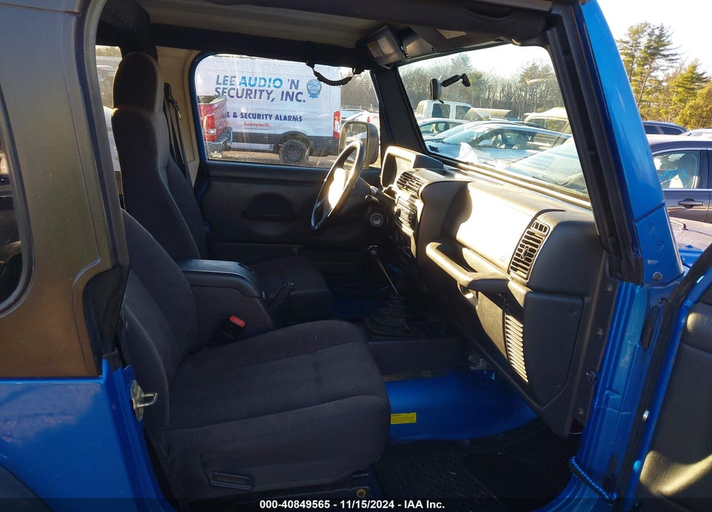 2003 JEEP WRANGLER SPORT VIN: 1J4FA49S83P320756