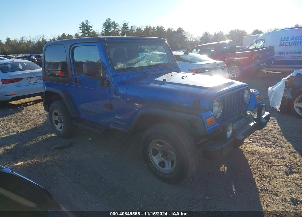 2003 JEEP WRANGLER SPORT VIN: 1J4FA49S83P320756