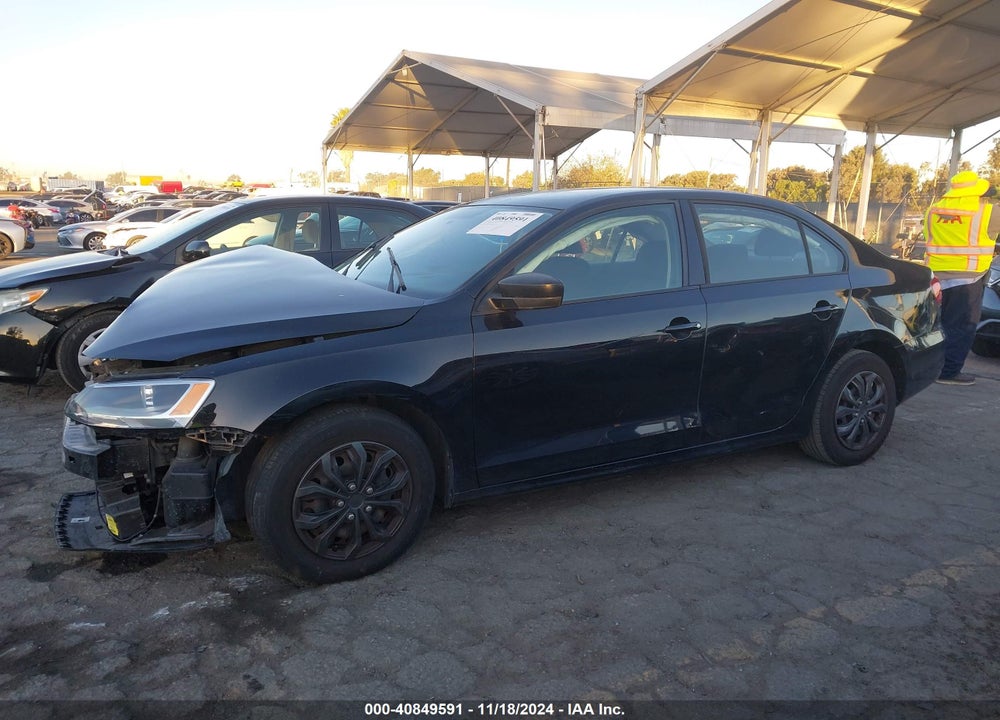 2015 VOLKSWAGEN JETTA 2.0L S VIN: 3VW2K7AJ4FM349216