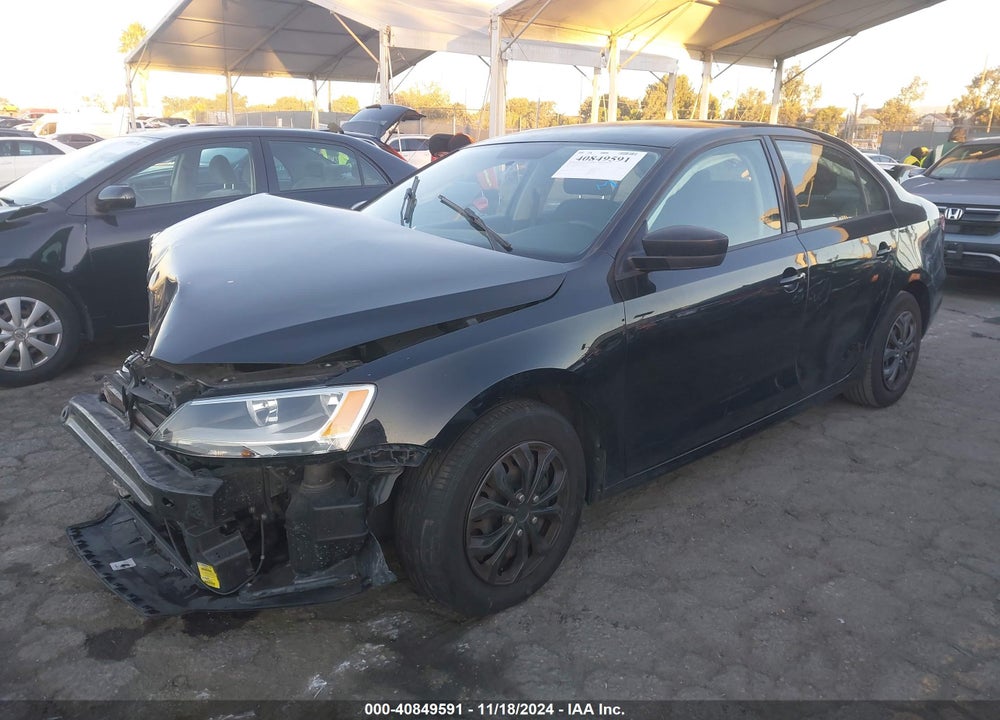 2015 VOLKSWAGEN JETTA 2.0L S VIN: 3VW2K7AJ4FM349216