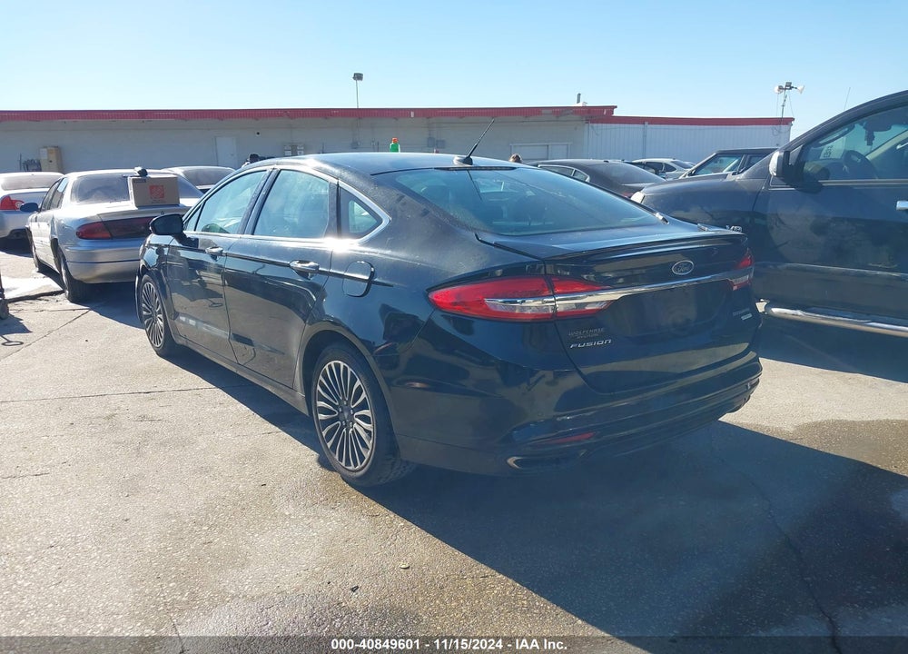 2017 FORD FUSION VIN: 3FA6P0K91HR116116