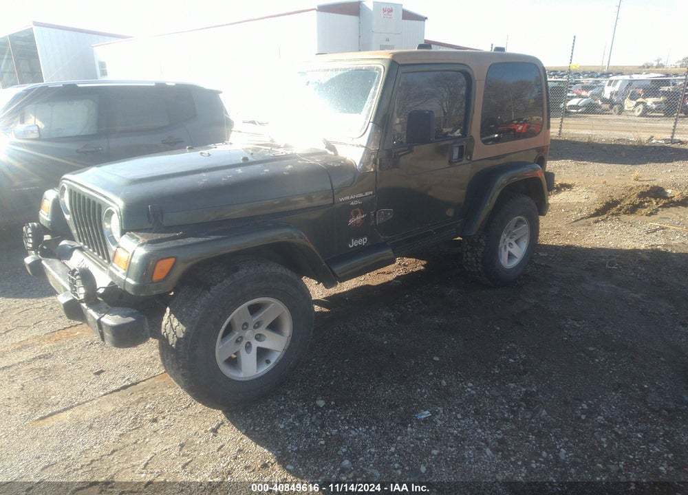 1998 JEEP WRANGLER SAHARA VIN: 1J4FY49S6WP705281