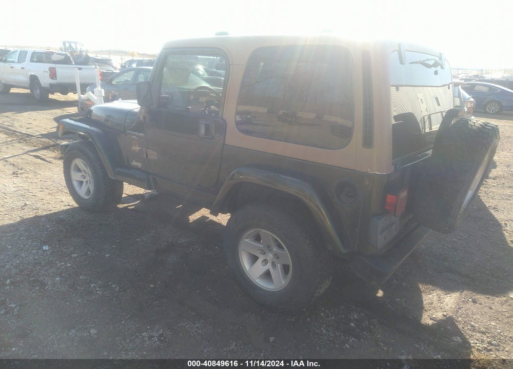 1998 JEEP WRANGLER SAHARA VIN: 1J4FY49S6WP705281
