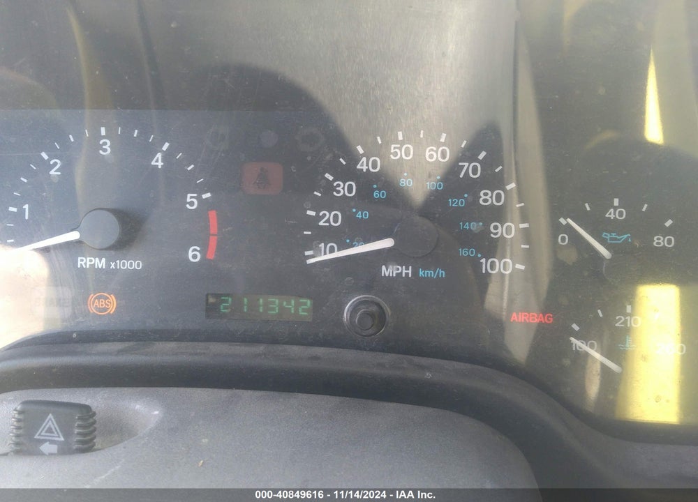 1998 JEEP WRANGLER SAHARA VIN: 1J4FY49S6WP705281
