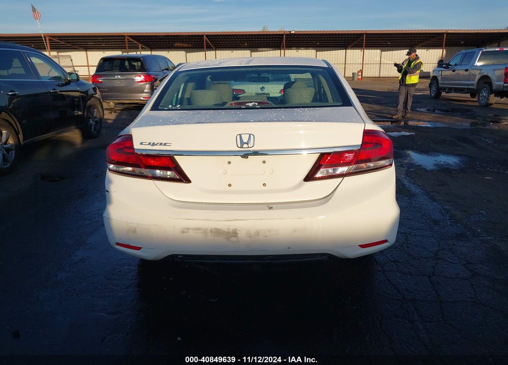 2013 HONDA CIVIC LX VIN: 19XFB2F51DE284528