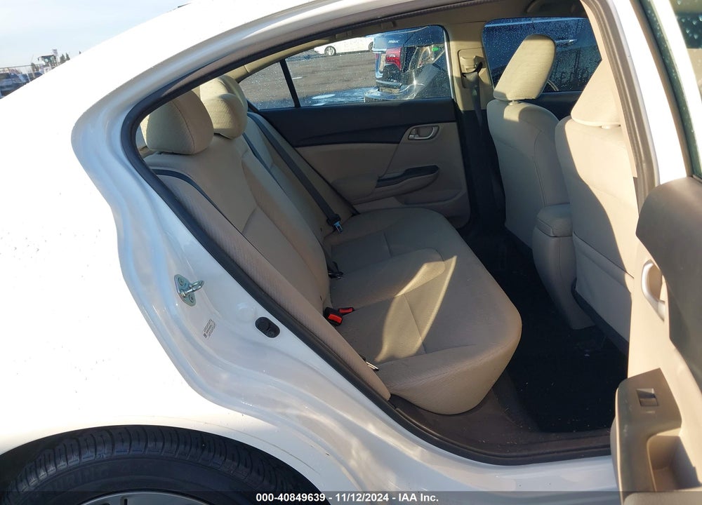 2013 HONDA CIVIC LX VIN: 19XFB2F51DE284528