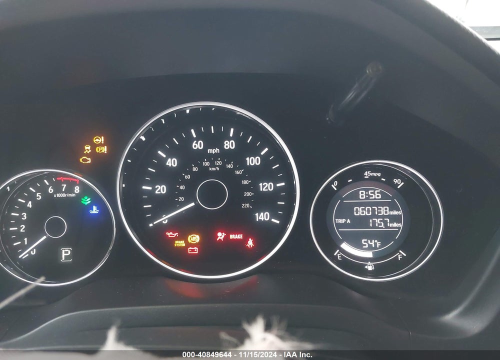 2017 HONDA HR-V LX VIN: 3CZRU5H30HM720666