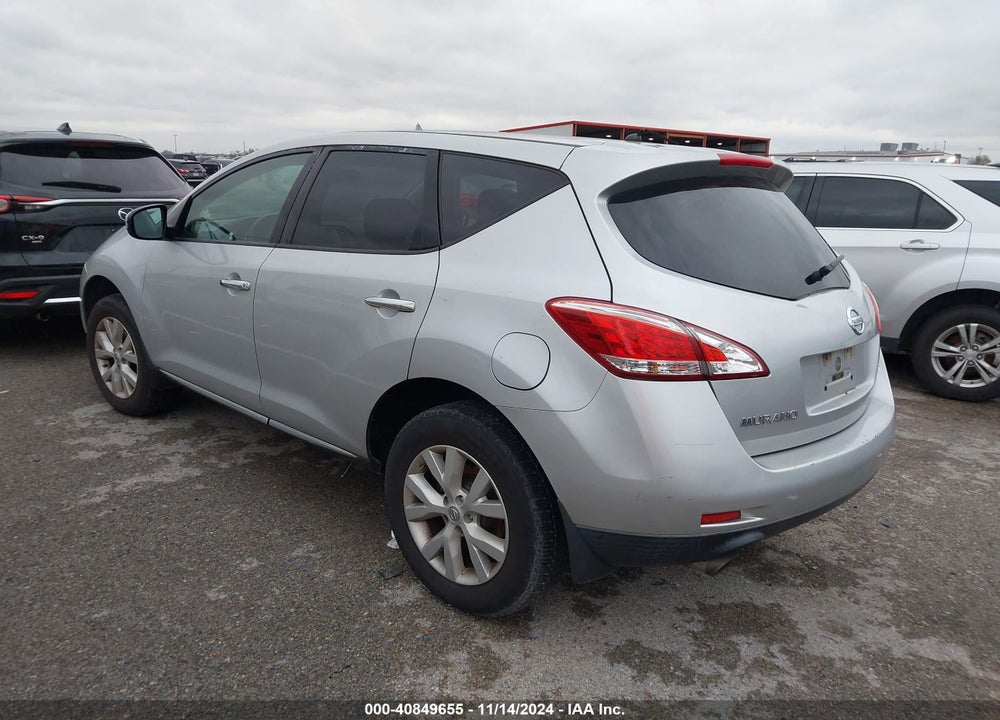 2011 NISSAN MURANO S VIN: JN8AZ1MW0BW171639