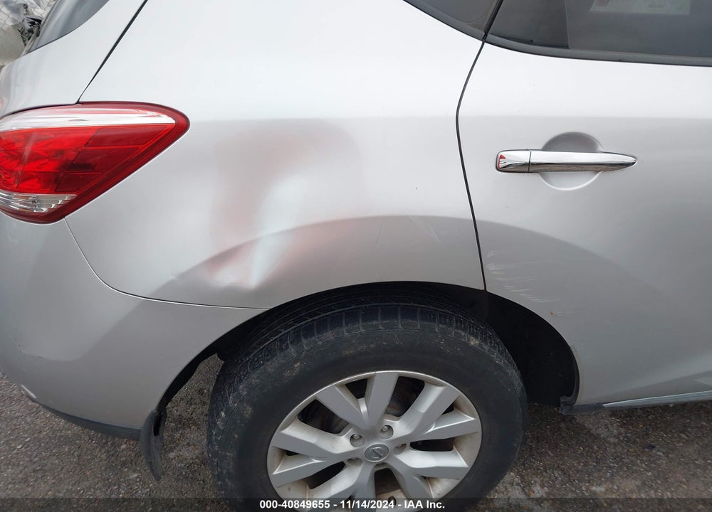 2011 NISSAN MURANO S VIN: JN8AZ1MW0BW171639