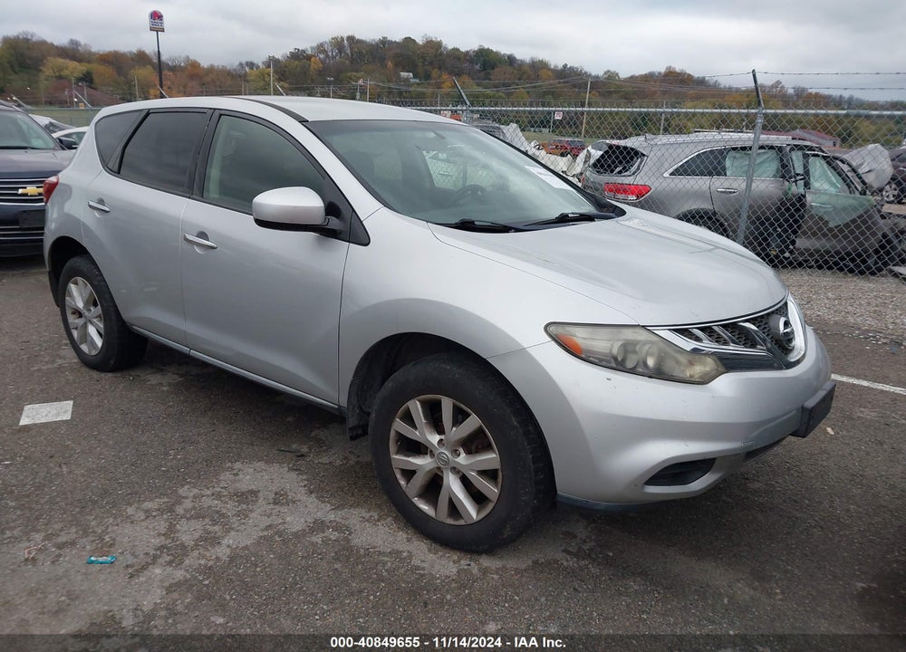 2011 NISSAN MURANO S VIN: JN8AZ1MW0BW171639