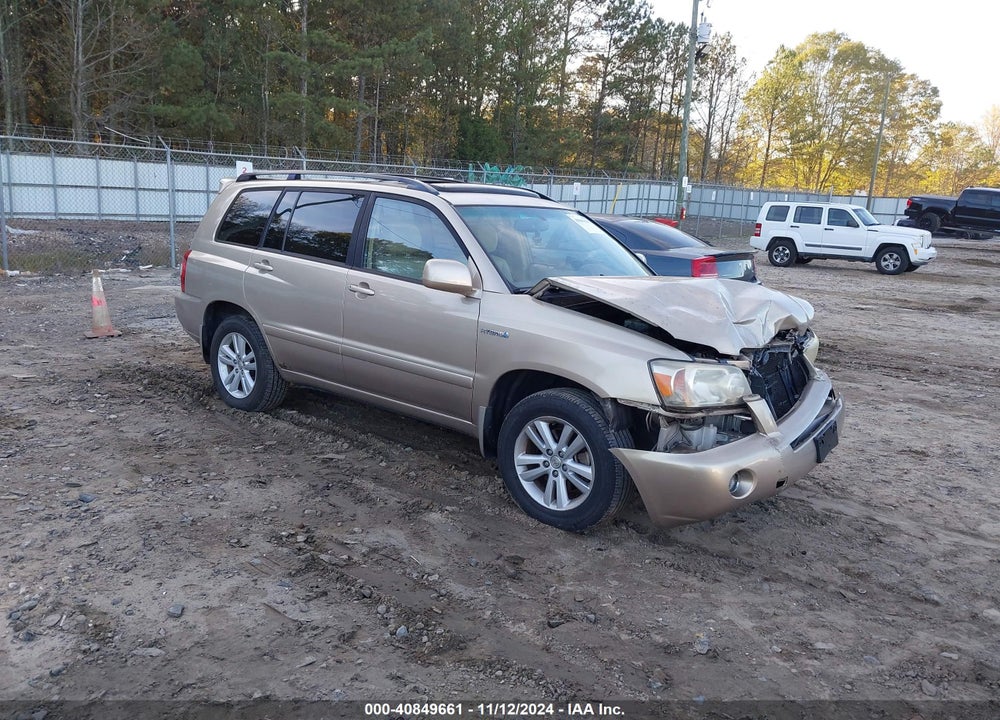 2006 TOYOTA HIGHLANDER HYBRID V6 VIN: JTEDW21A360013106