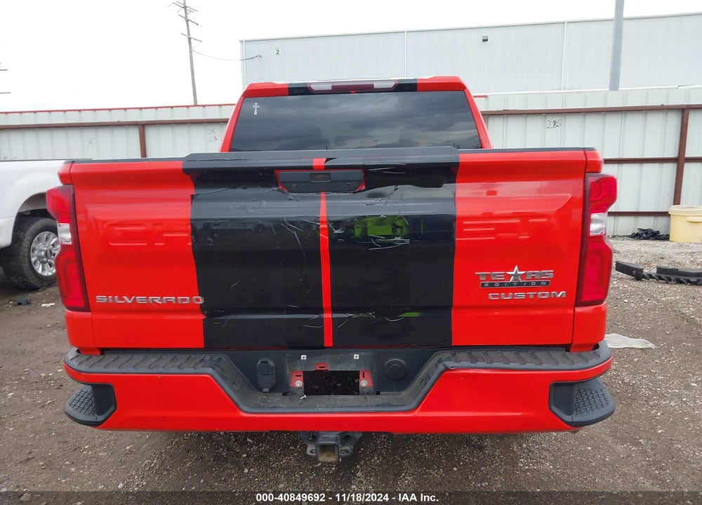 2020 CHEVROLET SILVERADO 1500 2WD SHORT BED CUSTOM VIN: 3GCPWBEH4LG103137