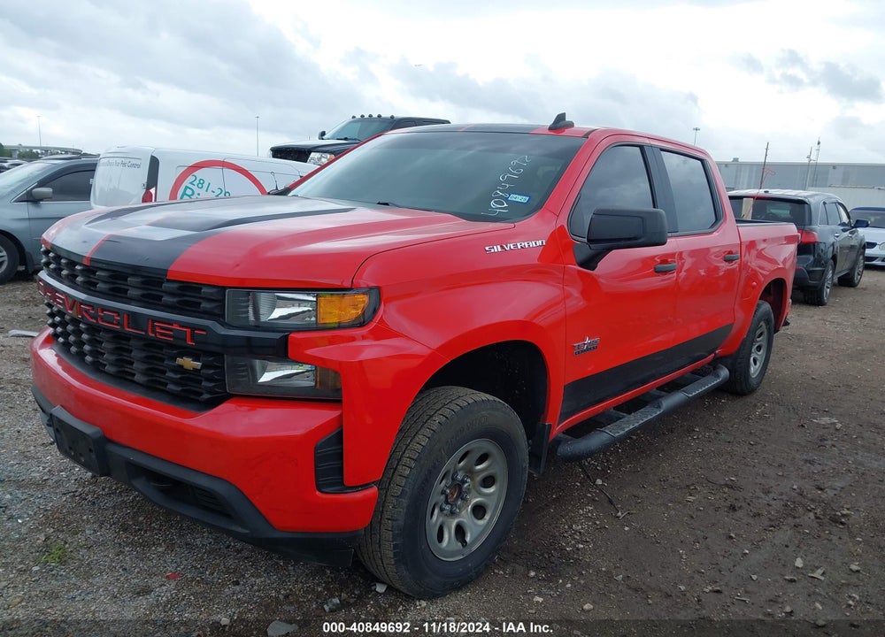 2020 CHEVROLET SILVERADO 1500 2WD SHORT BED CUSTOM VIN: 3GCPWBEH4LG103137