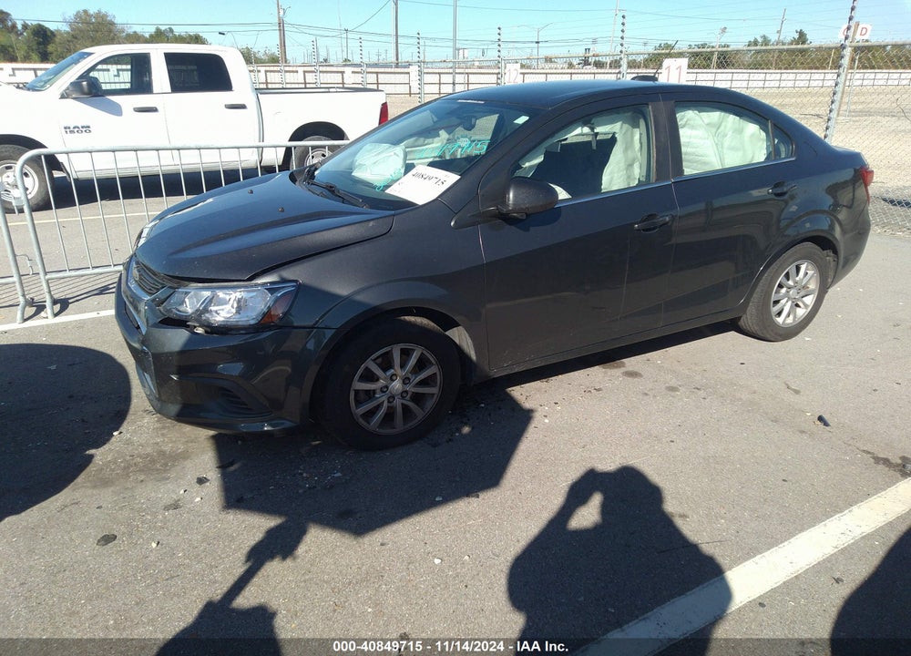 2018 CHEVROLET SONIC LT AUTO VIN: 1G1JD5SHXJ4140147