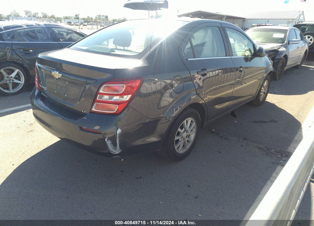 2018 CHEVROLET SONIC LT AUTO VIN: 1G1JD5SHXJ4140147