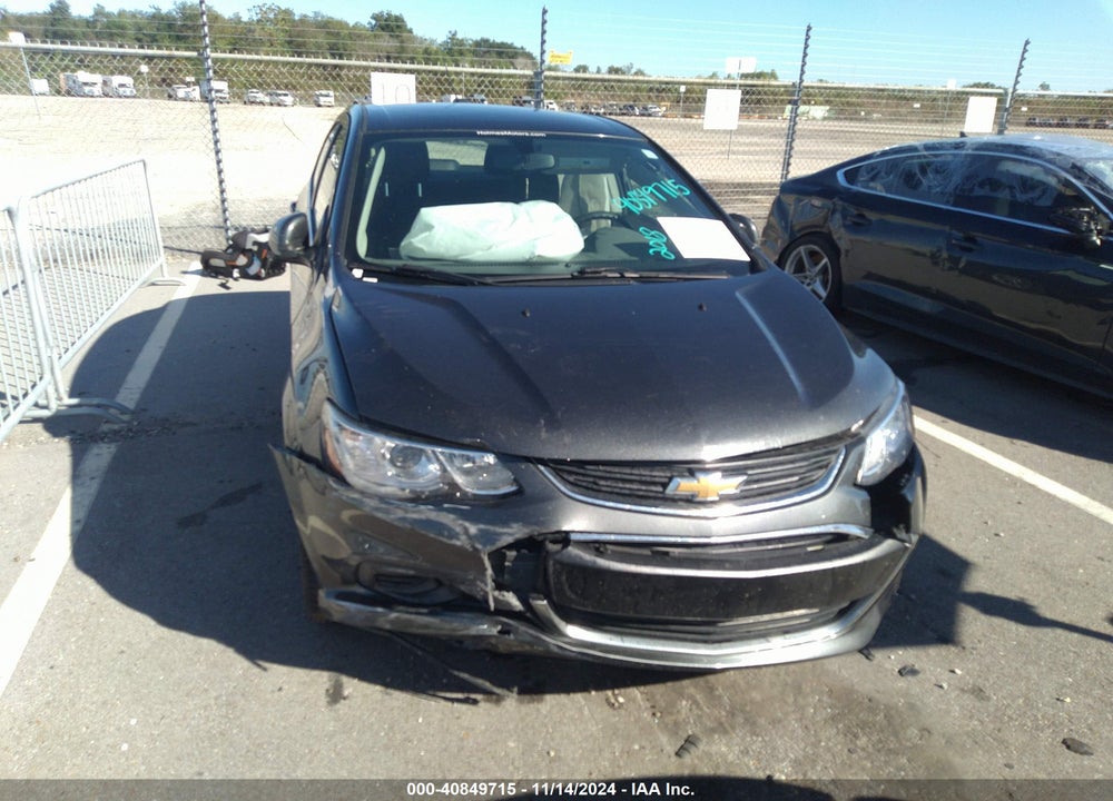 2018 CHEVROLET SONIC LT AUTO VIN: 1G1JD5SHXJ4140147