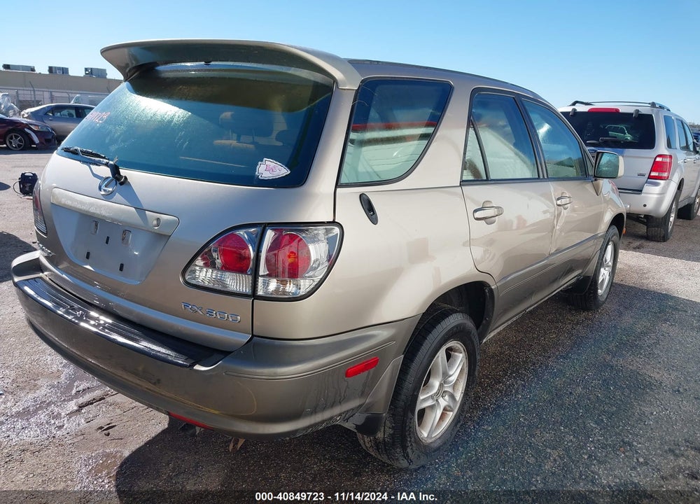 2001 LEXUS RX 300 VIN: JTJGF10U110091686
