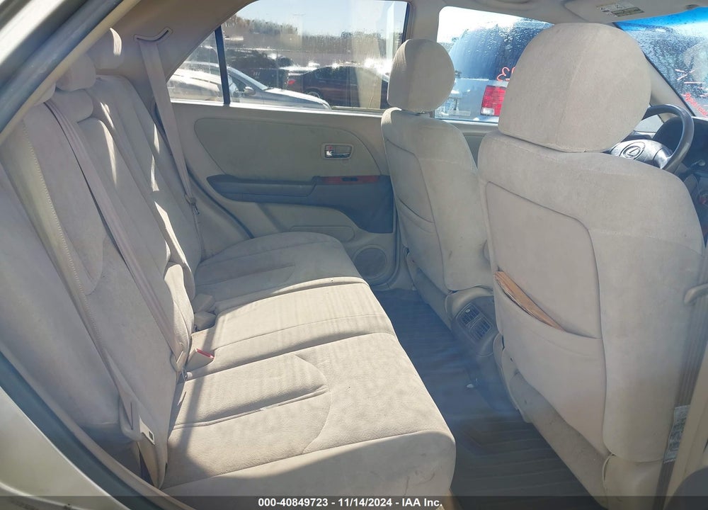 2001 LEXUS RX 300 VIN: JTJGF10U110091686