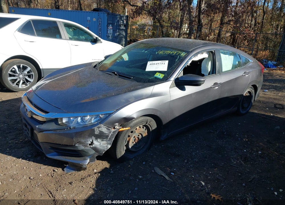 2016 HONDA CIVIC LX VIN: 19XFC2F57GE242186