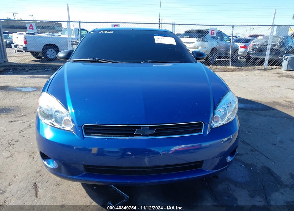 2006 CHEVROLET MONTE CARLO LT VIN: 2G1WM15K369280079
