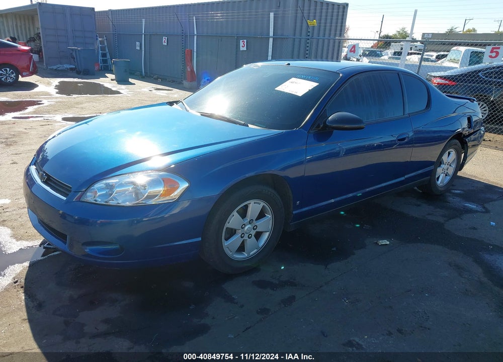 2006 CHEVROLET MONTE CARLO LT VIN: 2G1WM15K369280079