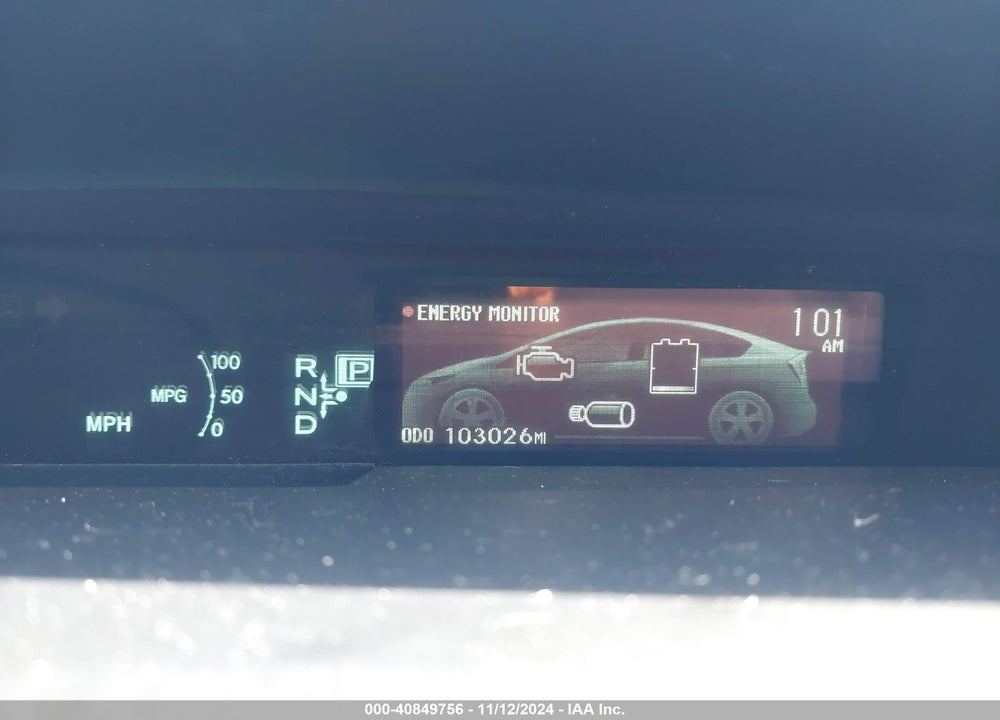 2013 TOYOTA PRIUS THREE VIN: JTDKN3DUXD1662547