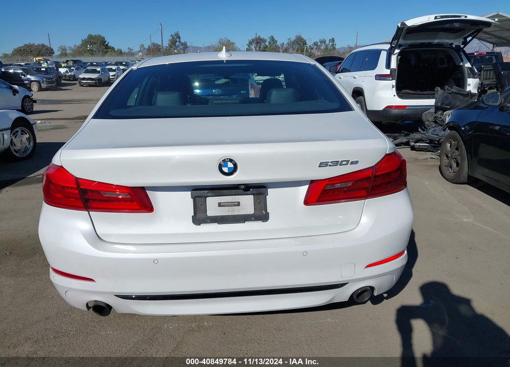 2018 BMW 530E IPERFORMANCE VIN: WBAJA9C59JB250613