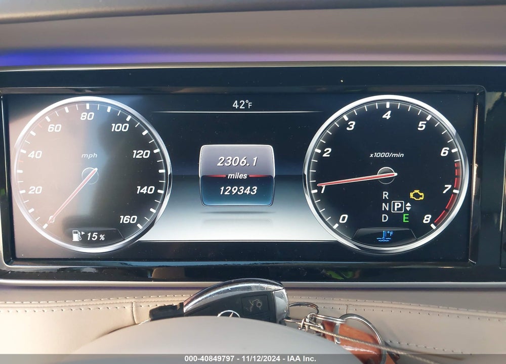 2015 MERCEDES-BENZ S 550 VIN: WDDUG8CB0FA144617
