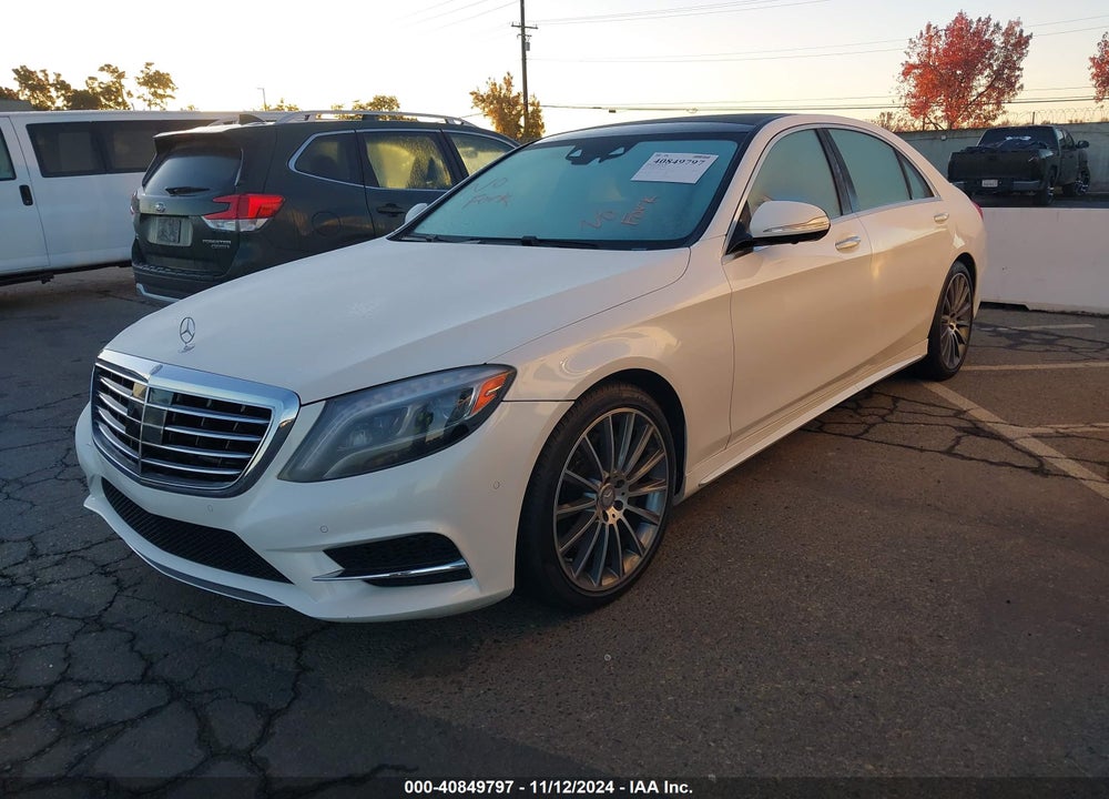 2015 MERCEDES-BENZ S 550 VIN: WDDUG8CB0FA144617