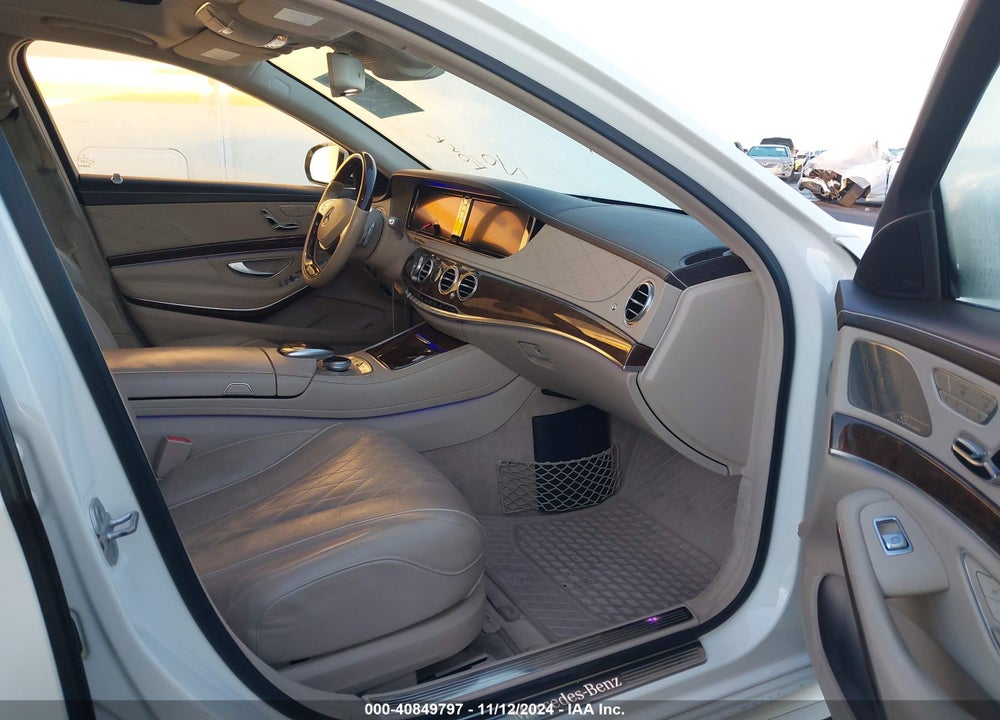 2015 MERCEDES-BENZ S 550 VIN: WDDUG8CB0FA144617