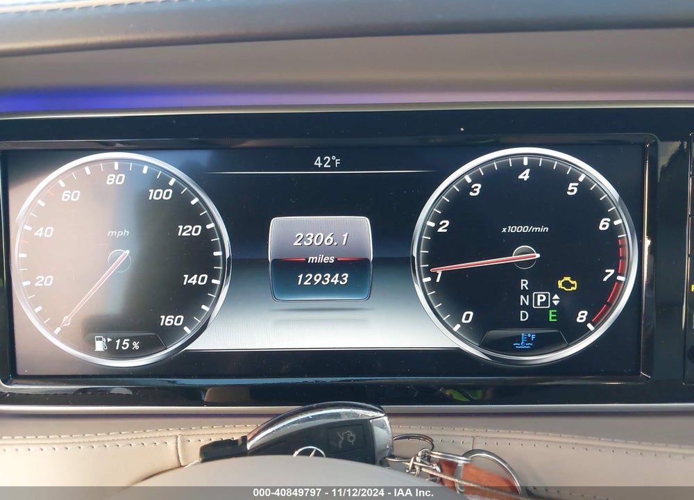 2015 MERCEDES-BENZ S 550 VIN: WDDUG8CB0FA144617
