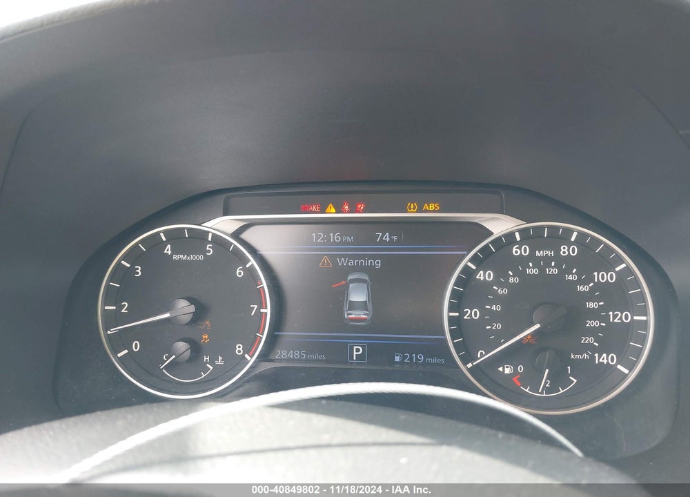 2024 NISSAN ALTIMA SV FWD VIN: 1N4BL4DV0RN367208