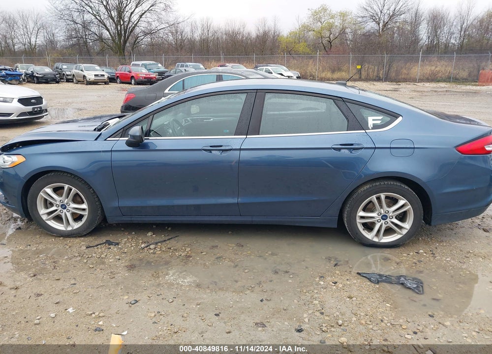 2018 FORD FUSION SE VIN: 3FA6P0H72JR175154