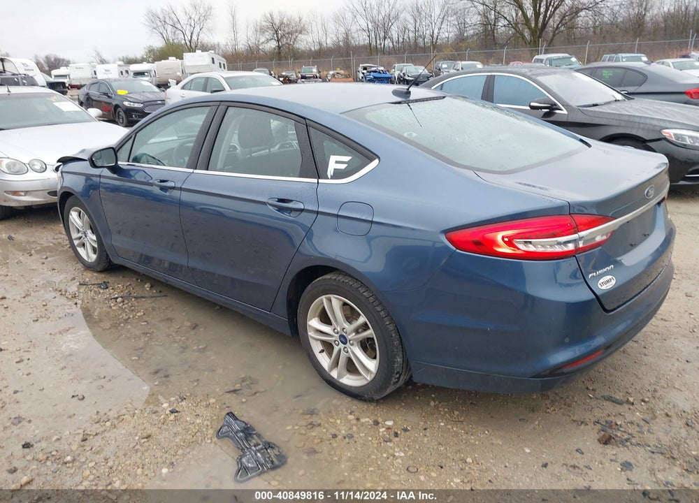 2018 FORD FUSION SE VIN: 3FA6P0H72JR175154