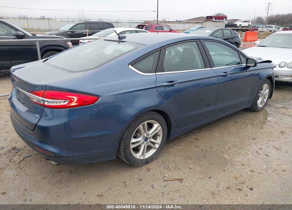 2018 FORD FUSION SE VIN: 3FA6P0H72JR175154