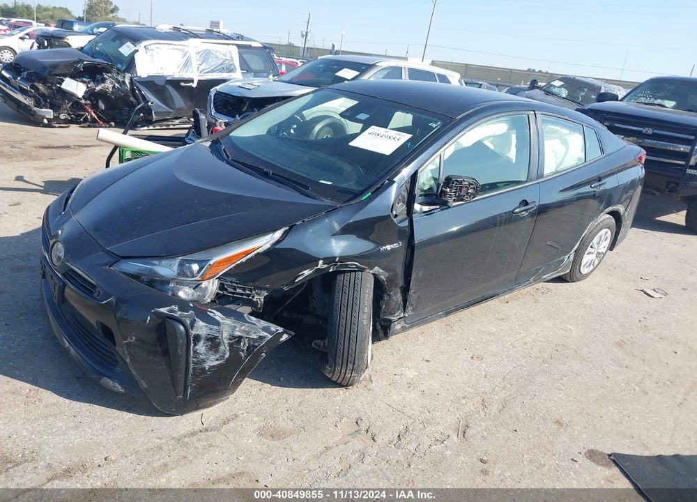 2019 TOYOTA PRIUS LE VIN: JTDKARFU4K3072504