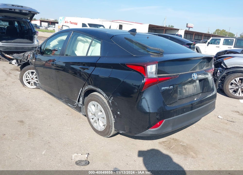 2019 TOYOTA PRIUS LE VIN: JTDKARFU4K3072504