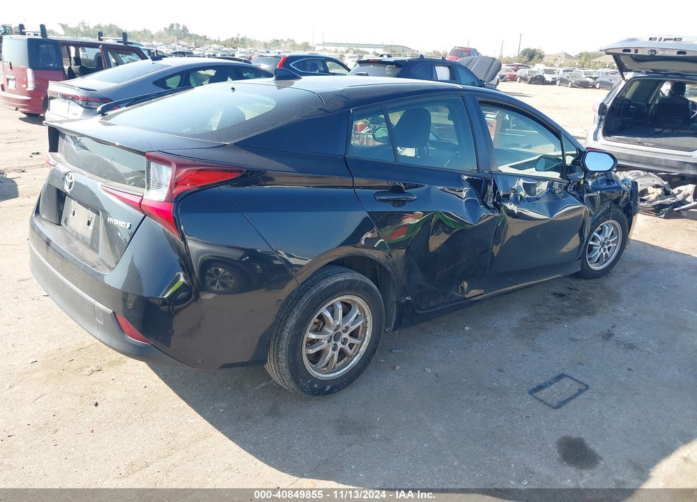 2019 TOYOTA PRIUS LE VIN: JTDKARFU4K3072504