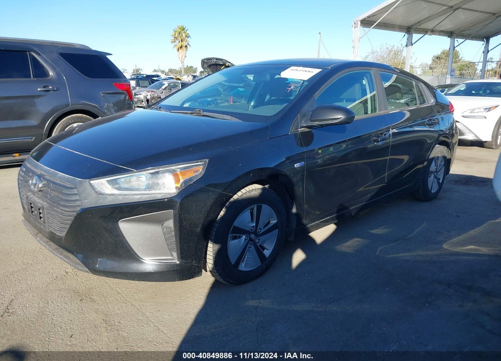 2017 HYUNDAI IONIQ HYBRID BLUE VIN: KMHC65LC3HU030544