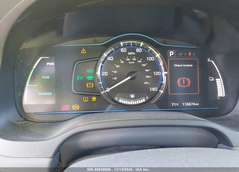 2017 HYUNDAI IONIQ HYBRID BLUE VIN: KMHC65LC3HU030544